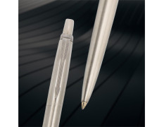 Parker Moments Jotter Steel Chrome Trim Ball Pen (Silver)