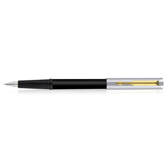 Parker Beta Premium FP GT Fountain Pen with Free Ink Cart (Silver)