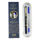Parker Special Edition Vector Time Check Gold Trim Roller Ball Pen | Ink Color Blue | Navigator Technology | Moulded Cap & barrel in world wide time Zones Parker Special Edition Vector Time Check Gold Trim Roller Ball Pen | Ink Color Blue | Navigator Technology | Moulded Cap & barrel in world wide time Zones