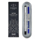 Parker Vector Stainless Steel Chrome Trim Roller Ball Pen| Ink Color - Blue | Corporate Gift | Ideal For Professional Use Parker Vector Stainless Steel Chrome Trim Roller Ball Pen| Ink Color - Blue | Corporate Gift | Ideal For Professional Use