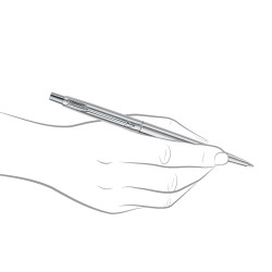 Parker Classic Stainless Steel Chrome Trim Ball Pen | Ink Color - Blue | Corporate Gift | Ideal For Professional Use