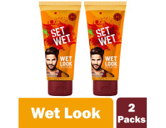 Set Wet Daily Hair Styling Gel for Men Wet Look, Alcohol Free, Pro Vitamin B5, Light Hold & Shine, Tube 100 ml (Pack of 2)