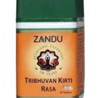 Zandu Tribhuvan Kirti Ras 40 Tab(Pack of 5) Free malshuddhi sample