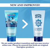 NutriGlow Diamond Radiance Face Wash With Diamond Dust & Vitamin E For Glowing Skin Skin Purifying Hydrated Skin (65ml)