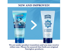 NutriGlow Diamond Radiance Face Wash With Diamond Dust & Vitamin E For Glowing Skin Skin Purifying Hydrated Skin (65ml)