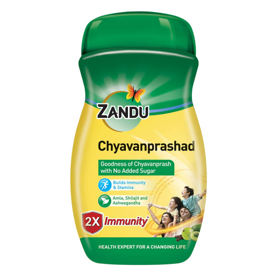 Zandu Chyawanprashad Sugar Free (No ) Chyawanprash-900G|Clinically Tested Suitable Diabetic|Made 46 Ayurvedic Herbs Like Amla,Ashwagandha,Shilajit|Improves Respiratory & Digestive Health,2X Immunity