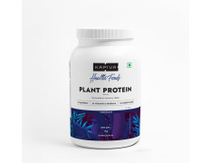 Kapiva Plant Protein | 25g Protein Per Scoop, Chocolate | With Vitamins & Minerals | Pea protein Isolate - 1Kg