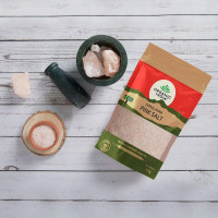 A TATA Product - Organic India Pink Rock Salt, 1Kg Pouch