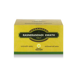 KERALA ayurveda Rasnerandadi Kwath Tablet, Yellow, 100 Count