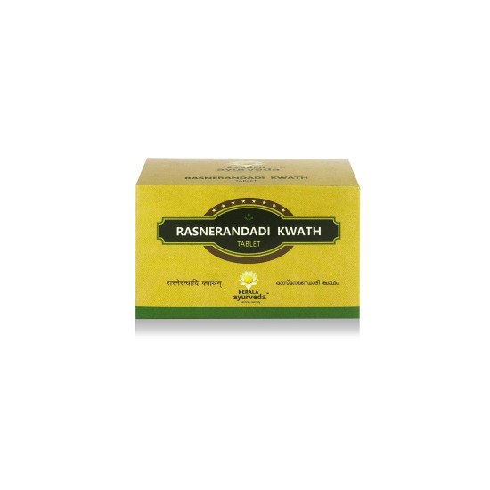 KERALA ayurveda Rasnerandadi Kwath Tablet, Yellow, 100 Count