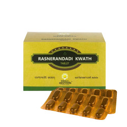 KERALA ayurveda Rasnerandadi Kwath Tablet, Yellow, 100 Count