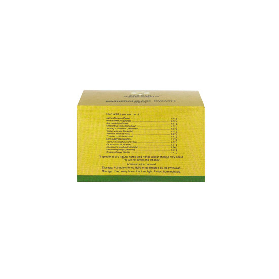 KERALA ayurveda Rasnerandadi Kwath Tablet, Yellow, 100 Count