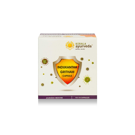 Kerala Ayurveda Indukantha Gritham Capsule - 100 Count