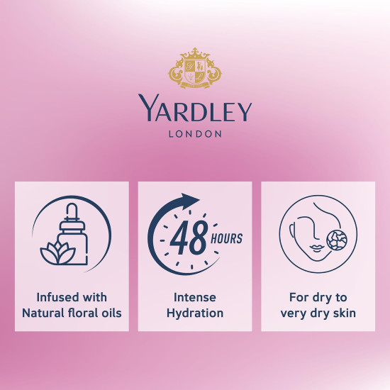 Yardley London English Rose Moisturizing Body Lotion With Germ Shield| Infused With Rose & Geranium Oil| Daily Use Hand & Body Lotion With Vitamin C & B3 For Women| 400ml Yardley London English Rose Moisturizing Body Lotion With Germ Shield| Infused With Rose & Geranium Oil| Daily Use Hand & Body Lotion With Vitamin C & B3 For Women| 400ml