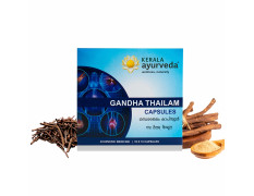 Kerala Ayurveda Gandha Thailam Capsule| For Strong and Healthy Joints| Quick Relief from Sports Injuries | Fast Healing in Fractures and Dislocations| Sesame Oil Base |With Thila, Yashtimadhu, Manjistha, Devadaru, and Milk|100 capsules