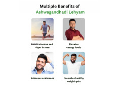 Kerala Ayurveda Ashwagandhadi Lehyam 500gm | Improved Endurance | Instant Energy Booster | Strength Enhancer and Stamina Booster | With Ashwagandha, Musli, Thila, Jaggery, and Ghee