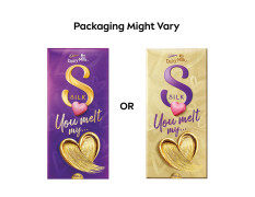 Cadbury Dairy Milk Silk Valentine's Heart Blush Chocolate Bar Gift Pack, 250 g