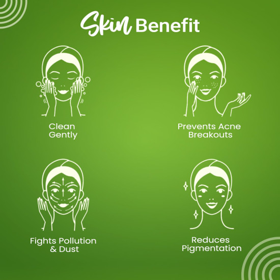 Nutriglow Neem & Tulsi Face Wash With Aloe Vera Extract For Cleanser, Pimple Care Solution, Fresh Feel Purifying, Removes Impurities, 65ml Each, Pack of 2