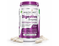HealthyHey Nutrition Digestive Enzymes Capsules - Amylase, Lipase, Protease, Multi-Enzyme Complex Tablet - 120 Vegetable Capsules