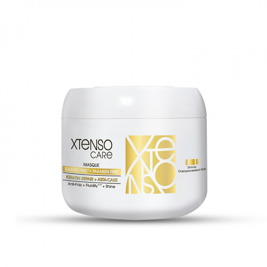 L'OREAL PROFESSIONNEL PARIS Xtenso Care Sulfate-Free* Masque|For All Hair Types|Gently Cleanses, Controls Frizz And Adds Shine|With Keratin Repair And Asta-Care *Without Sulfate Surfactants