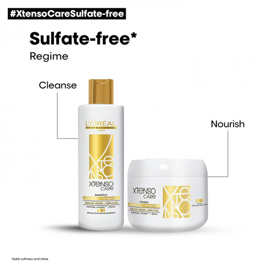 L'OREAL PROFESSIONNEL PARIS Xtenso Care Sulfate-Free* Shampoo 250 Ml, For All Hair Types