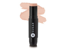 SUGAR Cosmetics Ace Of Face Foundation Stick with In-Built Brush | Lasts 24hrs | Full Coverage Foundation for Women | 12gm - 15 Cappuccino