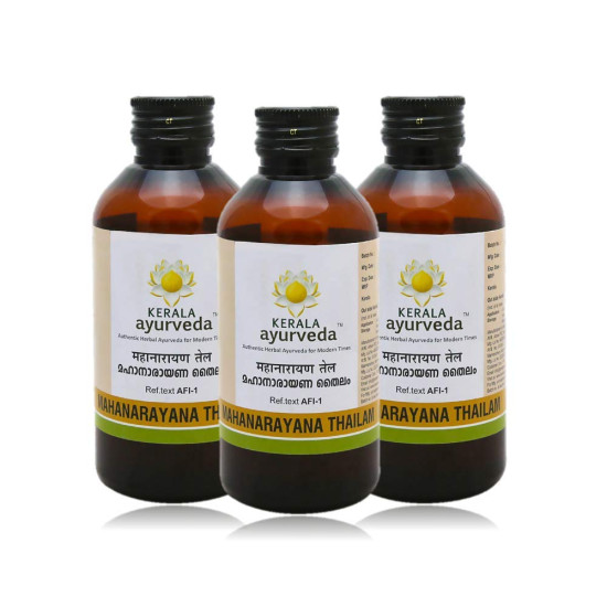 Kerala Ayurveda Mahanarayana Thailam - 200 ml (Pack of 3)