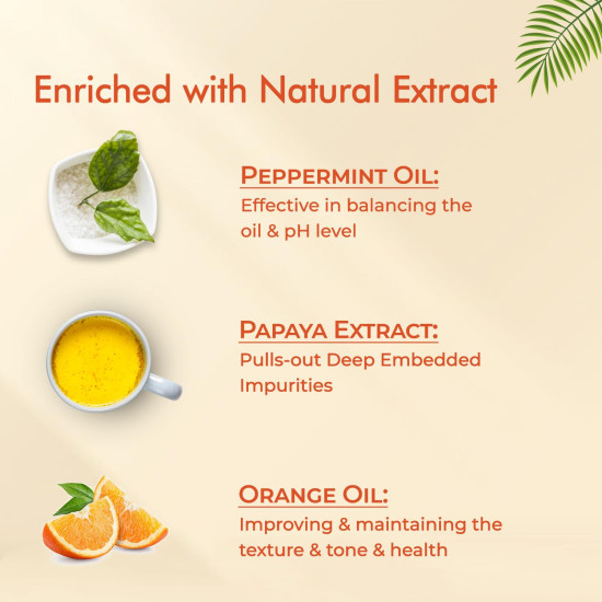 NutriGlow Papaya Fruit Facial Kit for Men, Women for Glowing Skin (250 gm + 10 ml) NutriGlow Papaya Fruit Facial Kit for Men, Women for Glowing Skin (250 gm + 10 ml)