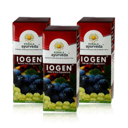 Kerala Ayurveda Iogen 200ml (Pack Of 3, 200ml each) | Natural Iron Supplement | Improves Hemoglobin level | Herbal Iron Supplement | Non-Constipating Iron Tonic | Anemia Syrup | Stimulates Appetite | No Artificial Flavors | With Bilva, Satavari, Draksha, 