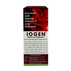 Kerala Ayurveda Iogen 200ml (Pack Of 3, 200ml each) | Natural Iron Supplement | Improves Hemoglobin level | Herbal Iron Supplement | Non-Constipating Iron Tonic | Anemia Syrup | Stimulates Appetite | No Artificial Flavors | With Bilva, Satavari, Draksha, 