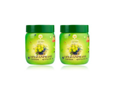 Kerala Ayurveda Chyavanprash- Original 5000-Year-Old Recipe For Strength, Immunity And Longevity- 50 Original Herbs Sweetened With Jaggery And Honey, Free From Artificial Sugar - Pack of 2
