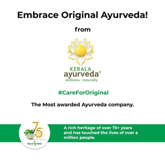 Kerala Ayurveda Chyavanprash- Original 5000-Year-Old Recipe For Strength, Immunity And Longevity- 50 Original Herbs Sweetened With Jaggery And Honey, Free From Artificial Sugar - Pack of 2