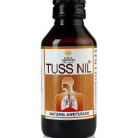 Kerala Ayurveda Tuss Nil Syrup 100 ml | Natural Antitussive| Syrup For Dry Cough| With Vasa, Kasamarda, Yashti, Bharngi, Sunthi, and Karpooravalli (Pack of 2)