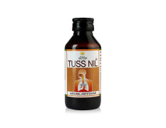 Kerala Ayurveda Tuss Nil Syrup 100 ml | Natural Antitussive| Syrup For Dry Cough| With Vasa, Kasamarda, Yashti, Bharngi, Sunthi, and Karpooravalli (Pack of 2)