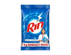 Rin Advanced Detergent Powder | 7 kg Pack | Laundry Detergent For Bright and Dazzling White Clothes | Machine & Bucket Wash