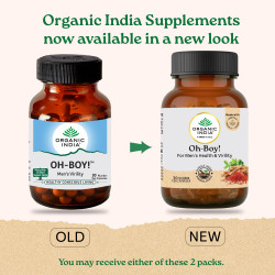 A TATA Product - Organic India OH-Boy - 30 Veg Capsules