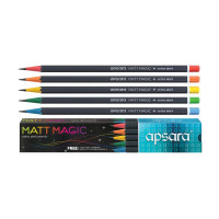 Apsara Matt Magic Extra Dark Pencil-Pack Of 20, Ink black