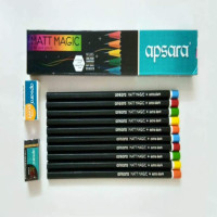 Apsara Matt Magic Extra Dark Pencil-Pack Of 20, Ink black