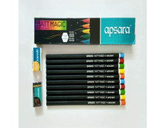 Apsara Matt Magic Extra Dark Pencil-Pack Of 20, Ink black