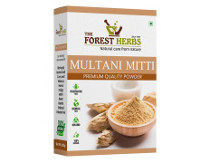 The Forest Herbs Natural Care From Nature 100% Pure Multani Mitti Powder for Face Pack (200g) For Exfoliating Soothing Nourishing Face, Skin & Hair| Indian Healing Clay/Calcium Bentonite Clay/Fuller's Earth/Body Mask
