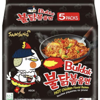 Samyang Hot Chicken Ramen Buldak Fire Noodles, 5 X 140 Grams