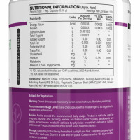 HealthyHey Nutrition Melatonin 3mg, Pack of 120 vegetable capsules - Promotes Sleep and Relaxation