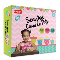 Funskool - Handycrafts Scented Candle Pots, Wax Candle Maker, Scents - French Vanilla, Green Apple, Lavender, Art and Craft Kit, Ages 5 Years and Above, Multicolour Funskool - Handycrafts Scented Candle Pots, Wax Candle Maker, Scents - French Vanilla, Green Apple, Lavender, Art and Craft Kit, Ages 5 Years and Above, Multicolour