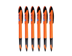 Uniball UNORP188BL6 Air Roller Ball Pen Set - (Blue,6 Pieces)