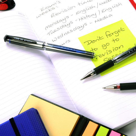 uni-ball Signo Gel Impact UM153S 1.0mm Gel Pen | Black Ink, Pack of 1