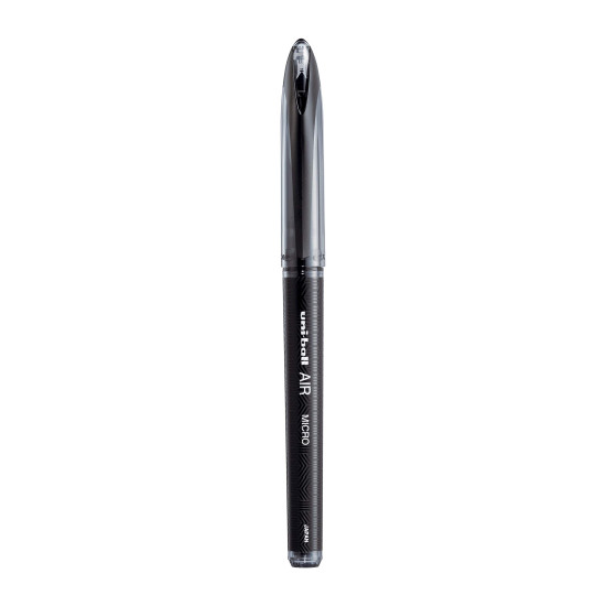 uni-ball Air UBA188M 0.5 mm Roller Ball Pens, Black Ink, Pack of 6