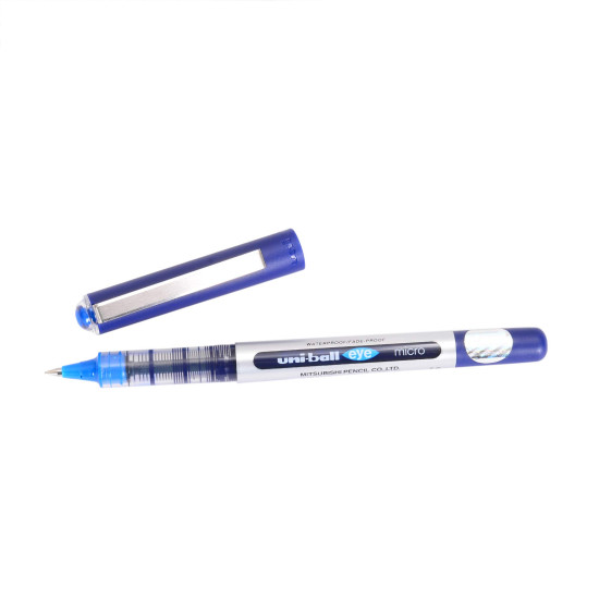 uni-ball Eye UB150 0.5mm Roller Ball Pen | Blue Ink (Pack of 12)