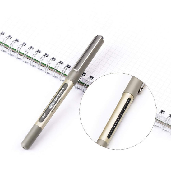 uni-ball Eye UB157 0.7mm Roller Ball Pen | Blue & Black Ink (Pack of 12)