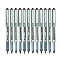 uni-ball Eye UB157 0.7 mm Roller Ball Pens, Black Ink, Pack of 12