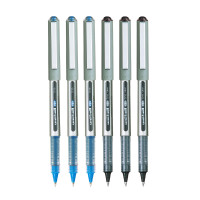 uni-ball Eye UB157 0.7 mm Roller Ball Pens, Blue & Black Ink, Pack of 6